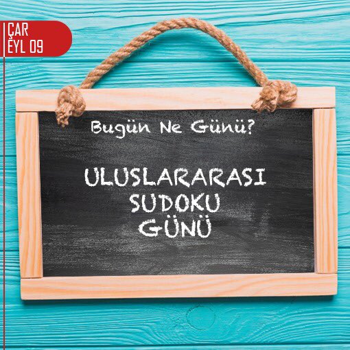 ne_gunu's tweet photo. Bugün 9 Eylül Uluslararası Sudoku Günü. 3️⃣✖️3️⃣ Beyin jimnastiği için güzel bir gün ✏️ #sudoku #sudokugünü #sudokuoyunu #bugünnegünü https://t.co/4aH1GjrH2Q