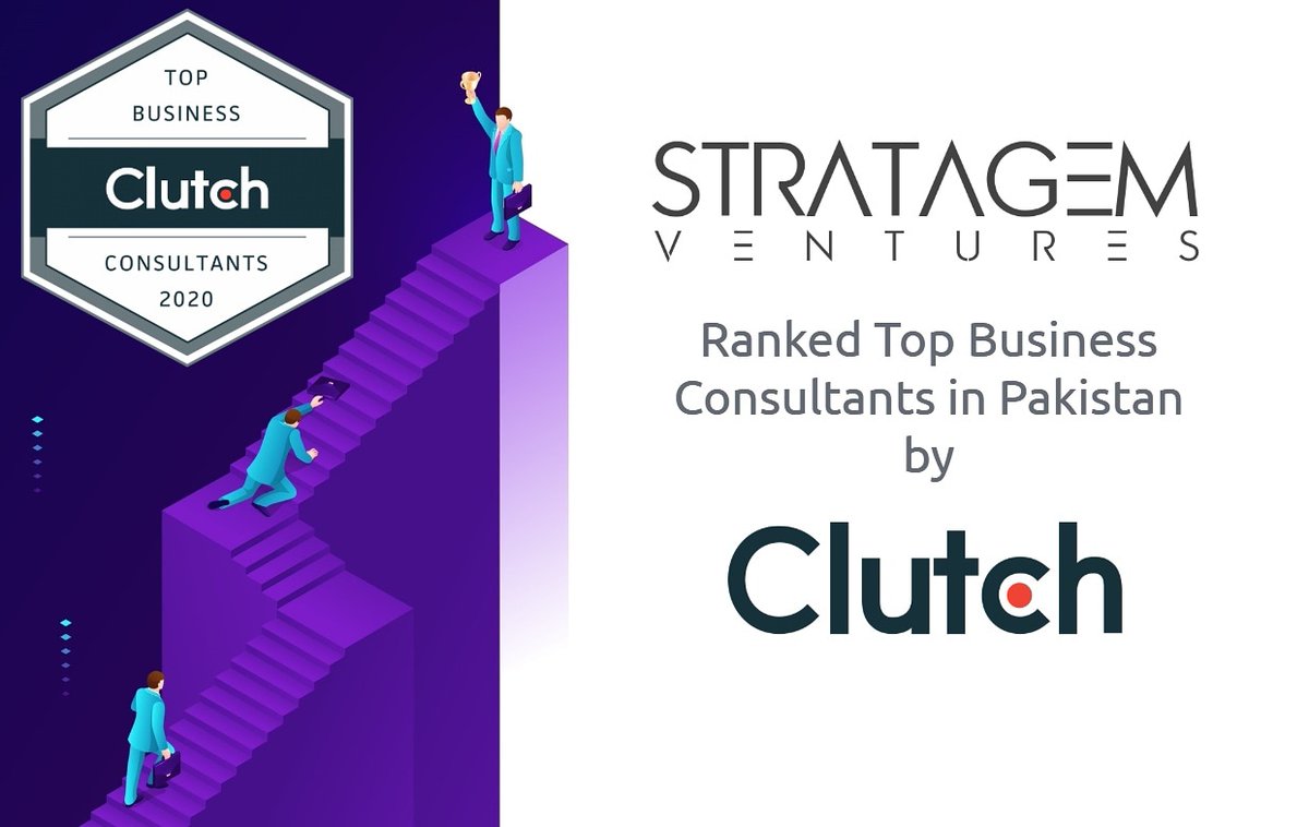 STRATAGEM Ventures Ranked Top Business Consultants in Pakistan by Clutch #stratagemventures #stratagem #stratagemglobal #stratagemglobalpvtltd #global #clutch #clutchreview #clutchawards #b2b #businessconsultants #pakistan #asia