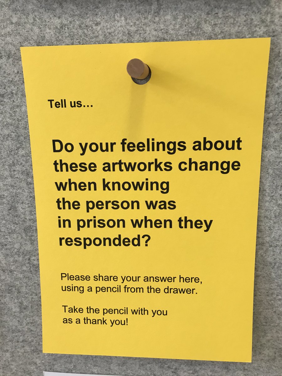 Visitors are invited leave their own responses to the artworks.Use one of our  #DontJudgeMe pencils to safely leave your response, and take it away as a thank you! 