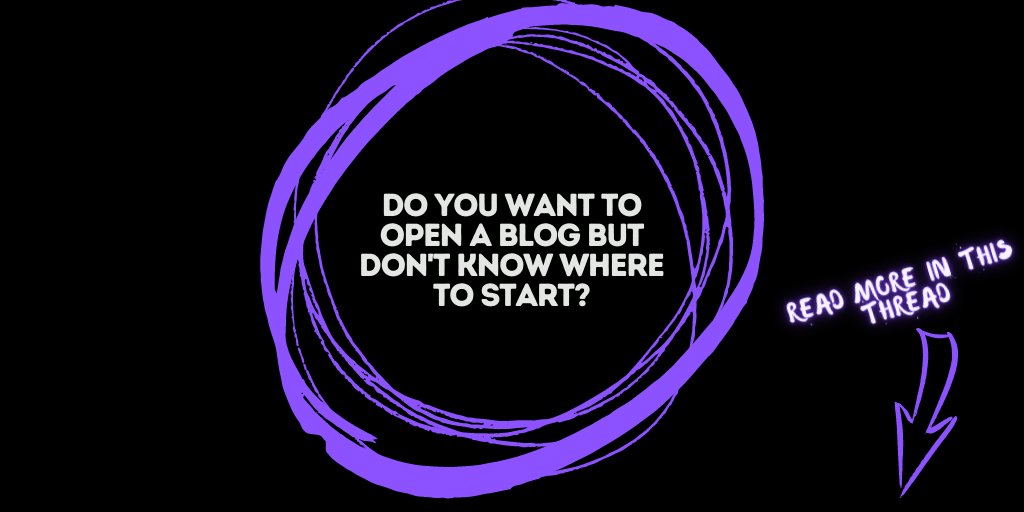 Do you want to open a blog but don't know where to start? In this thread I am going to explain:∙ how to start your blog ∙ what platform you can use∙ how to find subjects∙ what tools to use Read the thread below 