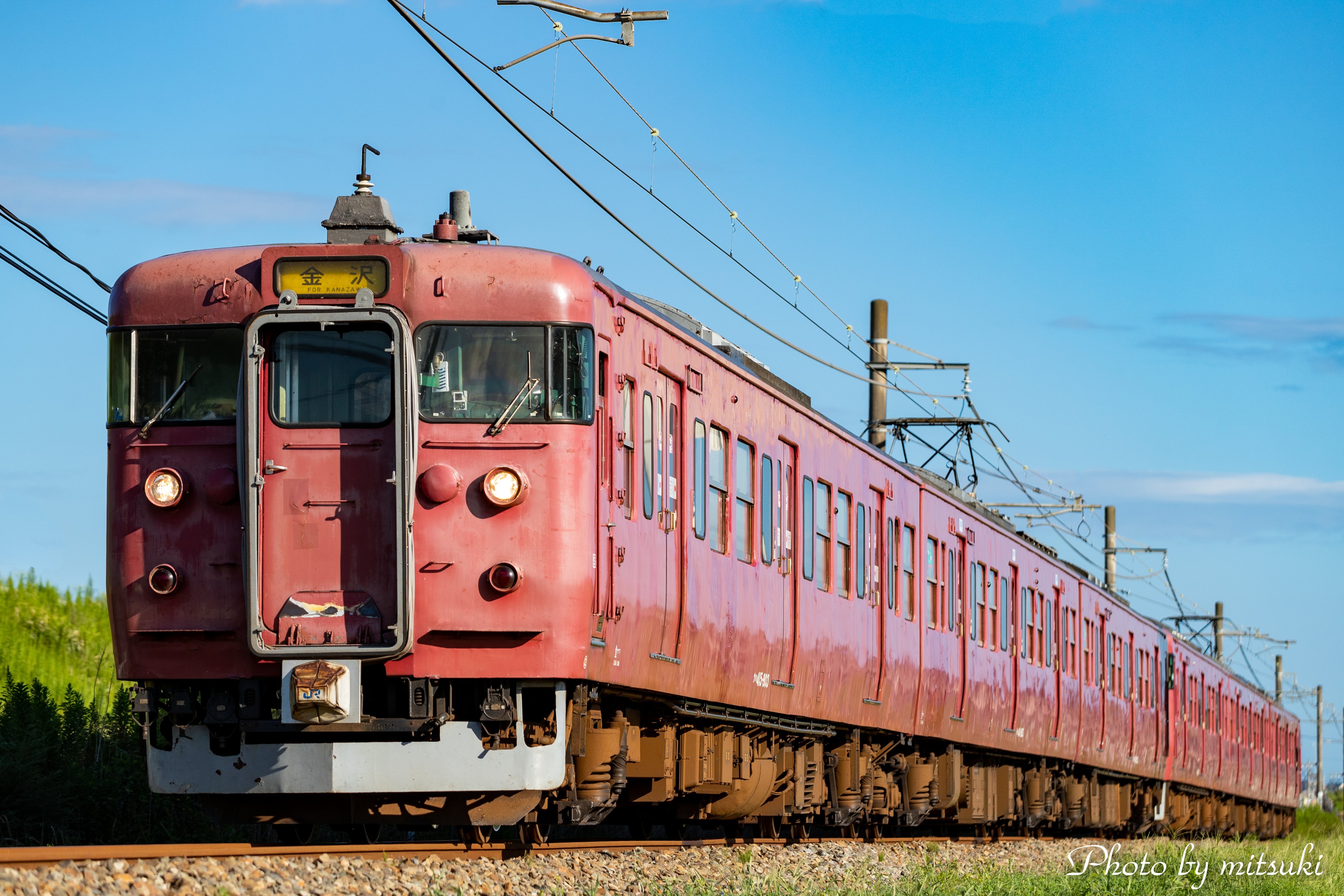 鉄道写真コレクション(298) JR西日本415系800番台、七尾線で活躍