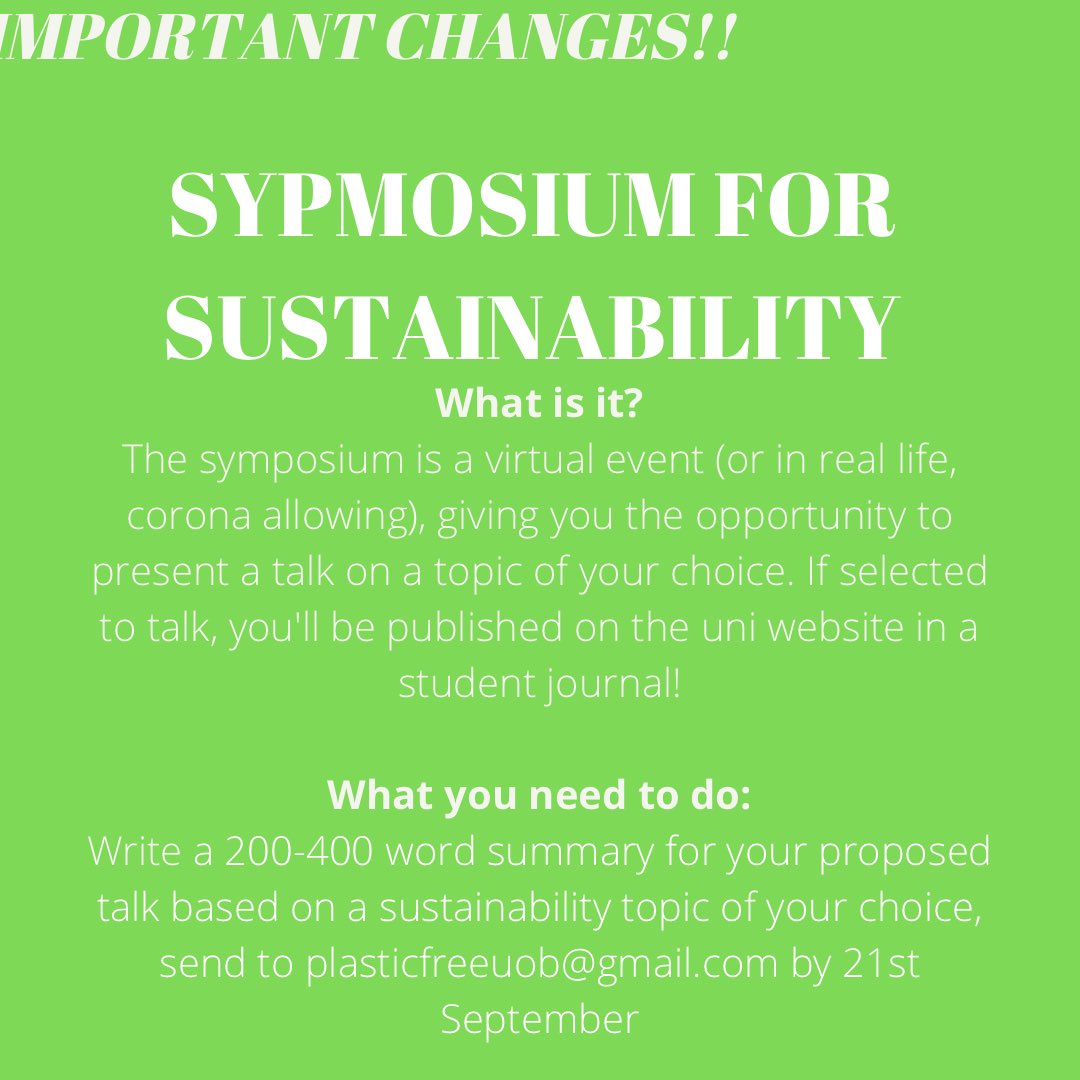 Plastic Free UoB tweet media