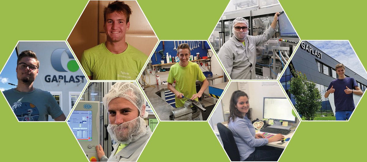 GaplastGmbH's tweet photo. Wir gratulieren unseren ausgelernten Auszubildenden zu ihren erfolgreichen Abschlussprüfungen uns heißen sie im Stamm-Team nun herzlich willkommen!

#karriere #job #teamgreengaplast #willkommen #gutezeit #herzlichenglückwunsch #peiting #saulgrubaltenau #schongau #weilheim https://t.co/DktDoFGxtt