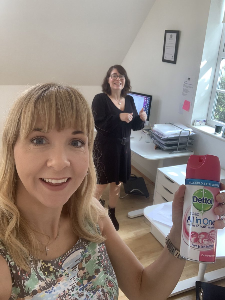 First day back in the office since March! All clean, shiny and oh so ready to work in the same space again (socially distanced of course)
