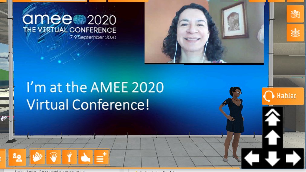 I'm at the #AMEE2020 Virtual Conference @milyllopez @irmaerana