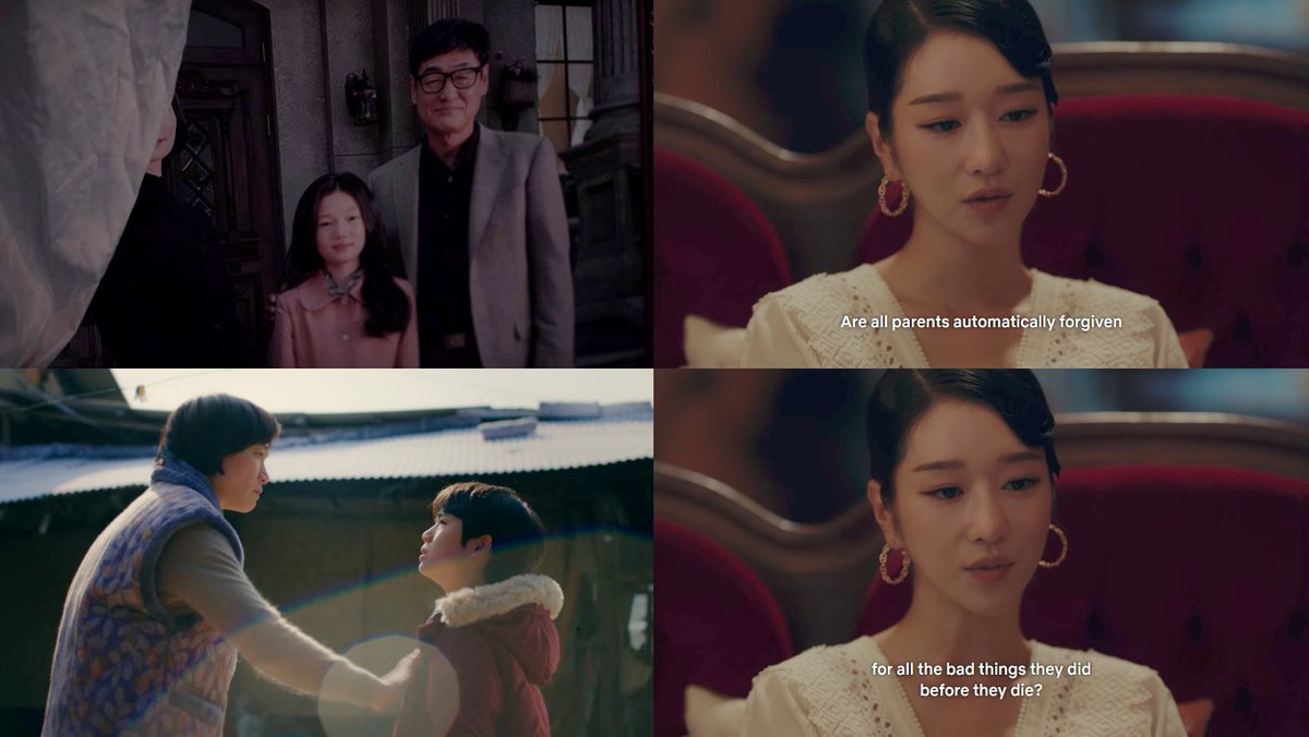 #3 Parenting and childhood trauma: a groundbreaking take in a society as filial and hierarchical as SoKor (but a universal reality too) to portray parents as fallible humans who may have unforgivably scarred their children for life.