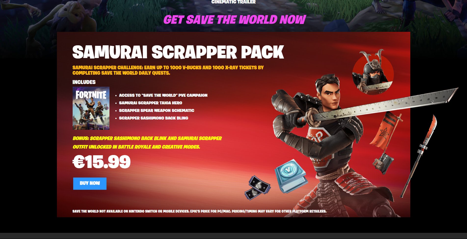 Hmm This Time They Called It Fortnite Not Save The World