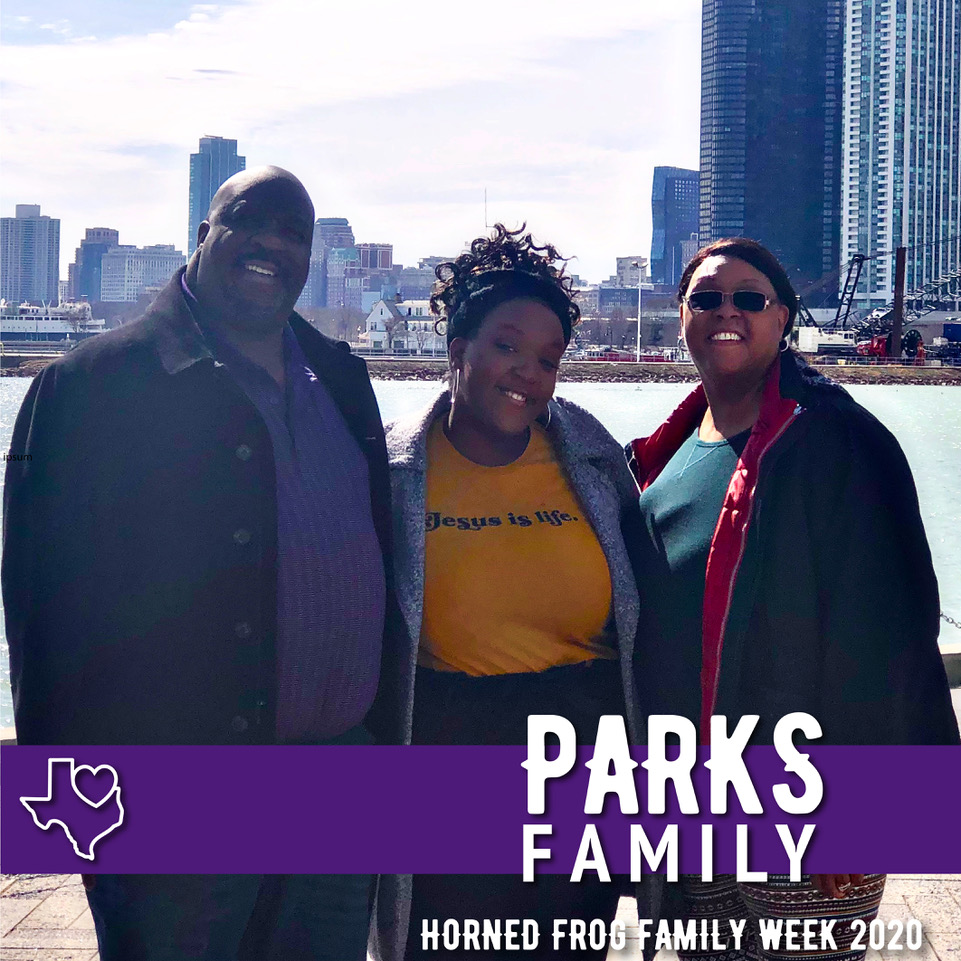 TCU's tweet photo. When Michael and Carmen Parks of Woodbridge, VA attended TCU new student orientation, they knew their daughter Ashley β21 was in the right place.
Find out more about the Parks family at: https://t.co/pxsBiyL5Ly #TCUFamilyWeekend https://t.co/H1UtOzDXNN