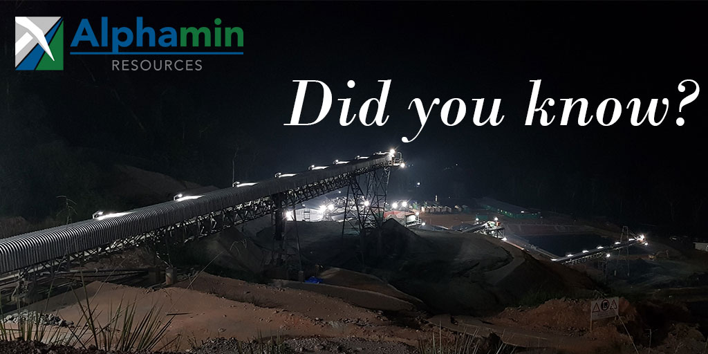 Alphamin Resources (@alphaminr) on Twitter photo #DidYouKnow: Our Q2 2020 tin grade averaged 4.3% tin from Mpama North? #DidYouKnow: Our Q2 2020 tin grade averaged 4.3% tin from Mpama North?