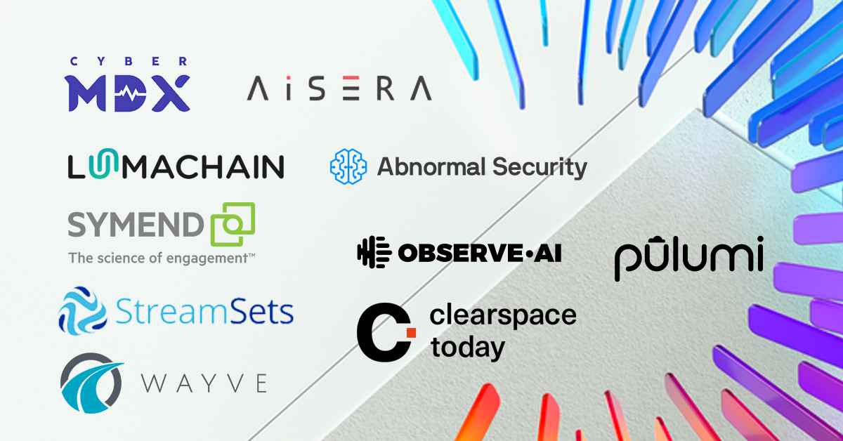 msft4startups's tweet image. At #MSIgnite these startups will show how they built on Azure and tapped into Microsoft&apos;s customer networks. Find out how you can, too. msft.it/6012Tshn6
@Observe_AI @AbnormalSec @Wayve_AI @CyberMDX @Aisera_AI @Lumachain @PulumiCorp @ClearspaceToday @StreamSets @SymendInc