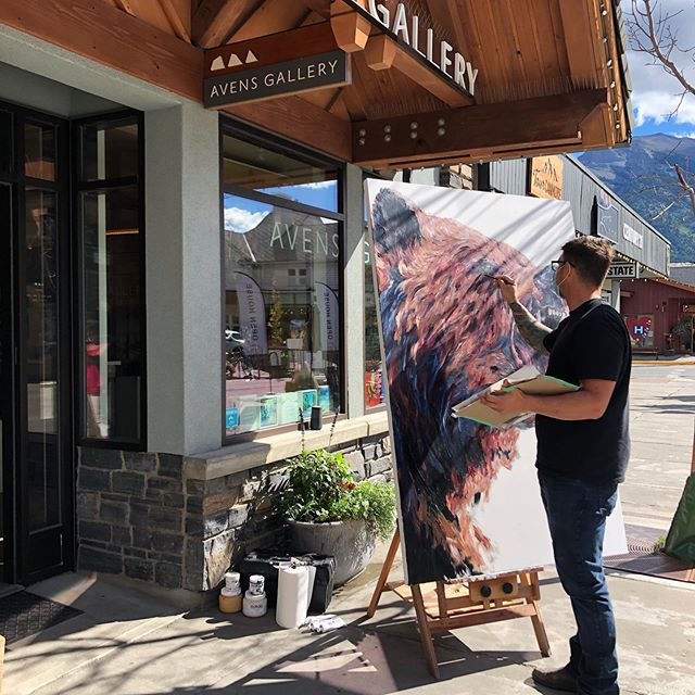 Arts and culture is a large part of our mountain community, and we love supporting amazing local Bow Valley artists! #lovecanmore #artsandculture #canmore
