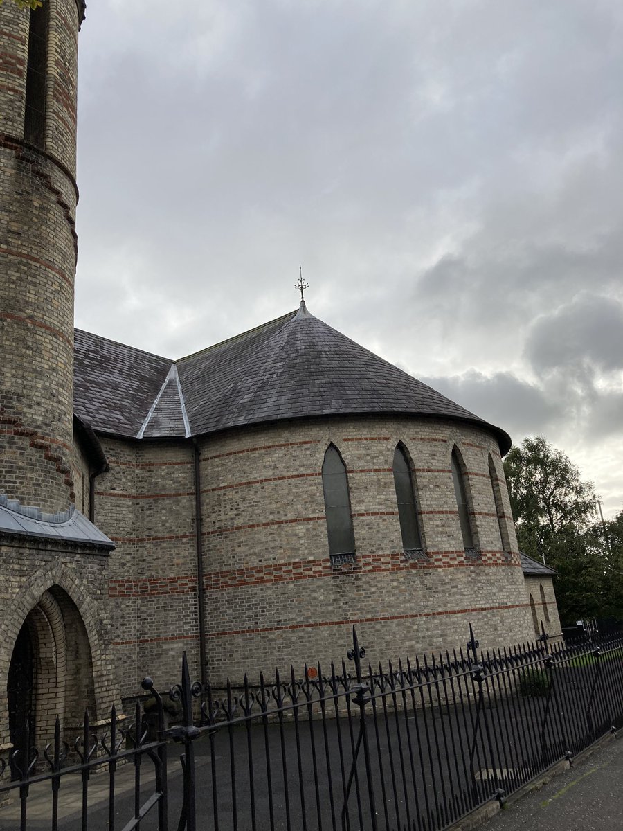 23.  #Belfast St.Matthew’s Church of Ireland. The round tower gives it a very “Irish” look, although it could also be Byzantine in design. 