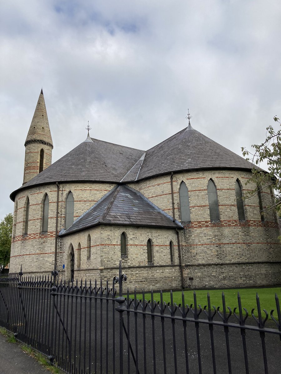 23.  #Belfast St.Matthew’s Church of Ireland. The round tower gives it a very “Irish” look, although it could also be Byzantine in design. 
