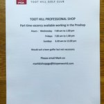 Photo by Toot Hill Pro Shop (@toot_pro)