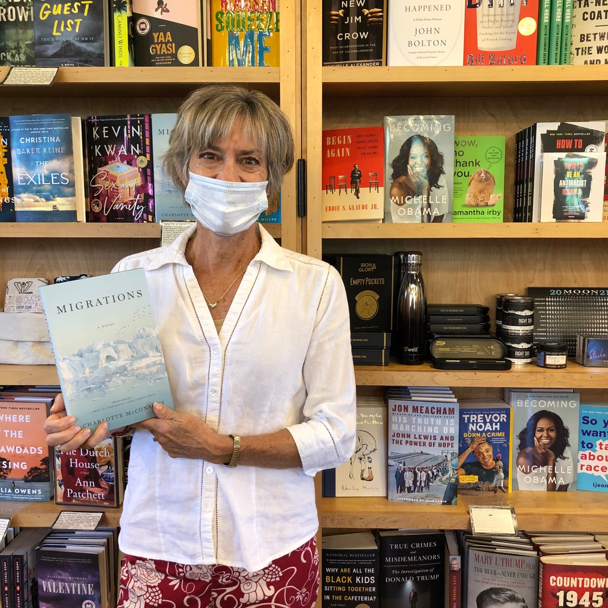 bookwormedwards's tweet photo. Have you picked up a copy of Migrations yet? Karin says "Migrations is an unusual and amazing story – a bit of a modern Moby Dick." 
.
Our staff can't stop talking about it! Stop in today and check it out! https://t.co/CJjPDblvG4