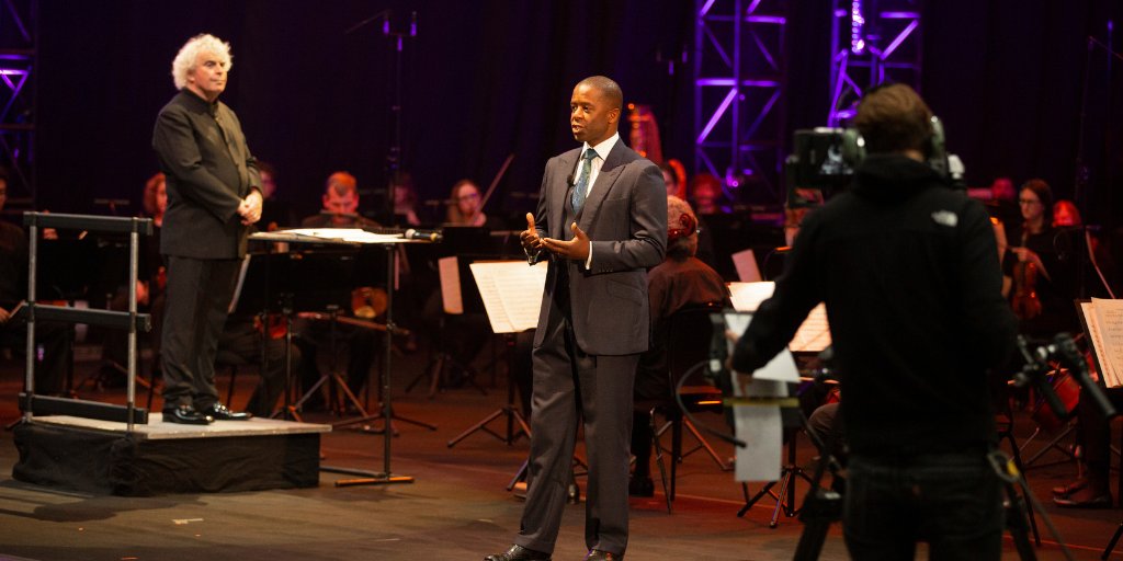 Hands up 🙌 who has seen our 100th Birthday Celebration with @SirSimonRattle, @ShekuKM, @RoopaPanesar and @AdrianLester? Watch CBSO’s 100th Birthday Celebration here: youtu.be/emZua--3eIs (LINK IN BIO) #cbso100