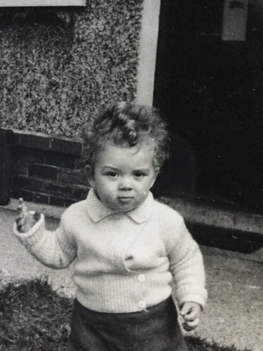 26. #Belfast Grandparents moved here to this Council house post war. 1950s photo of me in back garden! 