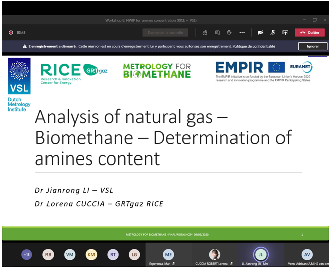 NaTran_RI's tweet photo. Today during @euramet EMPIR webinar, #RICE @GRTgaz was presenting the cost efficient routine analysis methods developed over the past 3 years for determining the quality of #biomethane on-site. These methods will shortly be presented to the European standardization committee https://t.co/xCeQF0D056