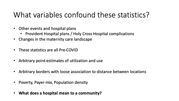 Finally, I’ve been thinking harder about what a hospital means to a community…