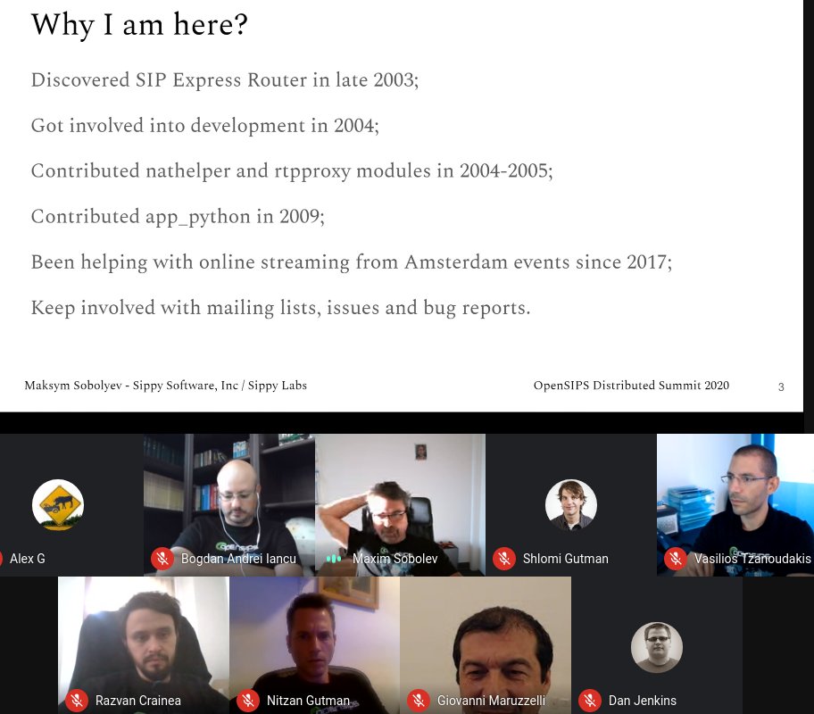 liviuchircu's tweet image. A much-awaited talk from @sobomax, giving us an update from @SippyLabs, as well as talking a bit about the new #OpenSIPIt interop-testing event and #Microsippy!

#opensipssummit