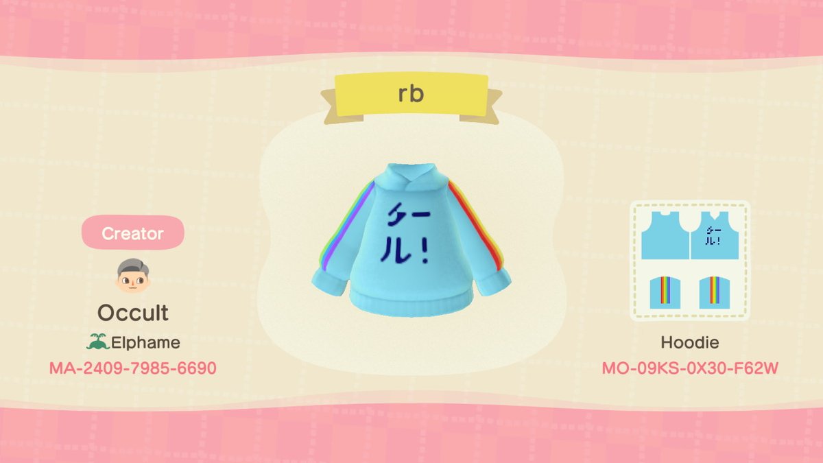 OccultNS's tweet photo. Some of my designs. They're pretty simple, but I like them.

MA-2409-7985-6690
#AnimalCrossingNewHorizons #ACNH #AnimalCrossing #ACNHDesign #AnimalCrossingDesign #AnimalCrossingDesigns https://t.co/Am4oWhgNO9