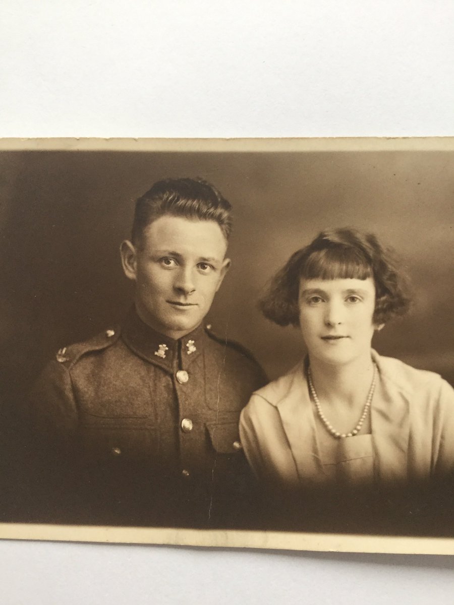 29. My Nana was a Millie at Ewart’s Mill (now being restored. Flats? )nearby when she was renting in Leopold street. All new houses now. Just at the bottom of the road was the Mill. Back breaking work & long hours. Photo of her with my Granda in 1920s.