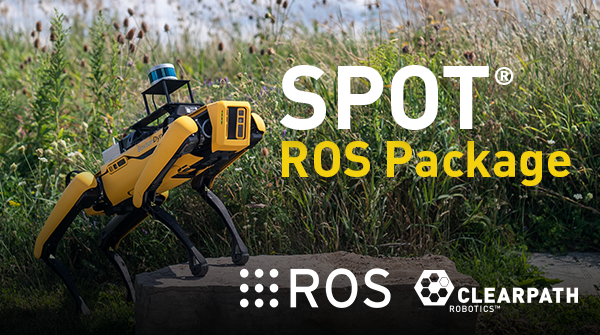 clearpathrobots's tweet image. We are excited to announce that we have teamed up with @BostonDynamics  to offer a #ROS Package for Spot. Academic and corporate robotics researchers can now get a ROS-enabled, fully-integrated Spot robot from Clearpath. Read more here:  clearpathrobotics.com/blog/2020/09/c…
