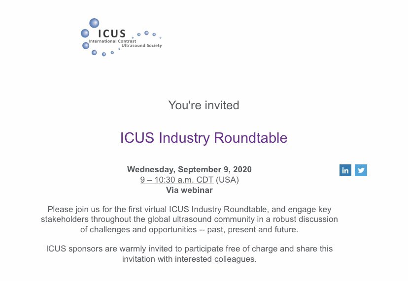 HeartDocSharon's tweet photo. And the first-ever @icus_society Virtual IRT wraps up with excellent discussion, updates on #CEUS citizens’ petition to @US_FDA to remove #blackbox warning given volume of global data supporting lack of significant risk and presence of high value @SteveFeinstein1 @BubbleDocSteph https://t.co/R5qgU4pbOK
