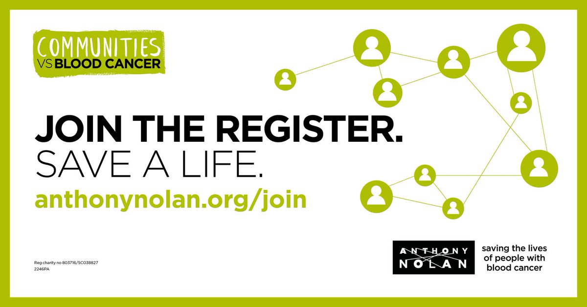 thomsonrichardg's tweet photo. Today @AnthonyNolan is calling for men aged 16-30 and people from ethnic backgrounds to sign up as stem cell donors for . Every year, 2000 UK blood cancer patients need a donor to save their life but often this isn’t available. I’m supporting #CvsBC – sign up, save a life https://t.co/fVF5Nz28Ep