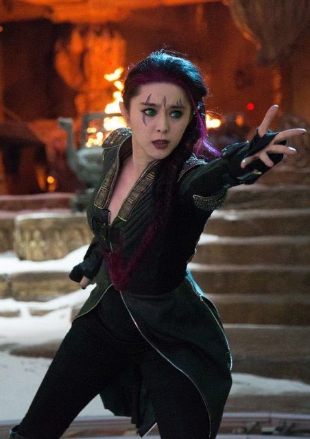 Another Asian Actress playing a character from X-Men,  #XMenDaysOfFuturePast the character Blink portrayed by Chinese Actress Bingbing Fan, apparently all of the BIPOC got this treatment, but her lines were the fewest  #TheSilencingOfTheShrew  https://twitter.com/wrapitupharder/status/1303710185484099584