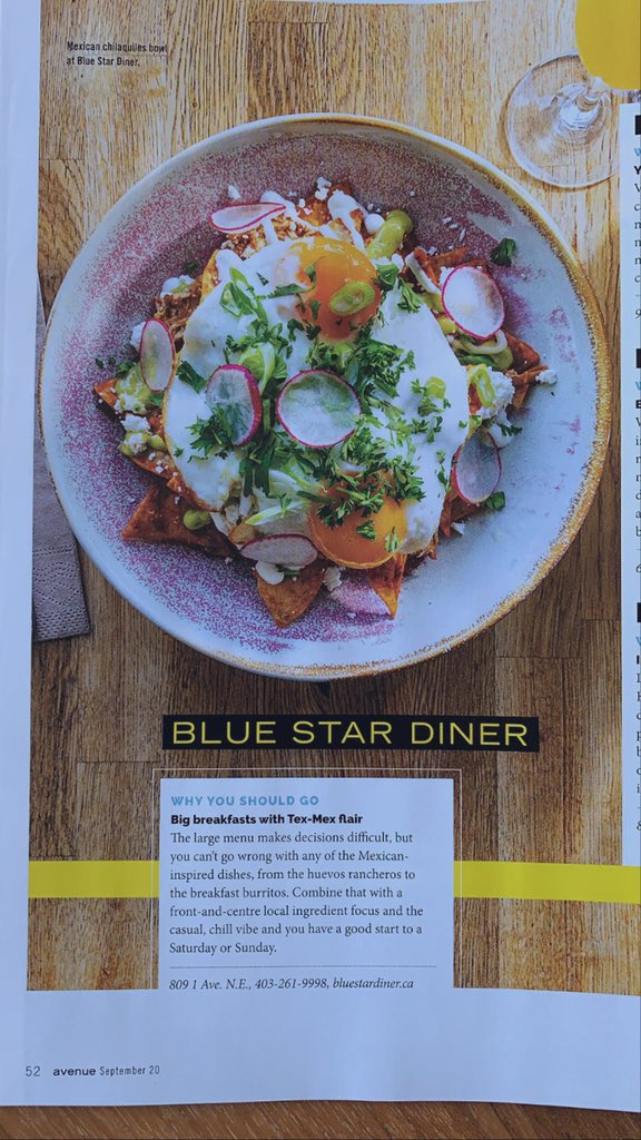 Gooooood morning! Grab this months issue of <a href="/AvenueMagazine/">Avenue Calgary Magazine</a> for Calgary’s best brunch guide! We are in some delicious company! Pro tip: Don’t eat the paper 😉 #yyc #yycbrunch