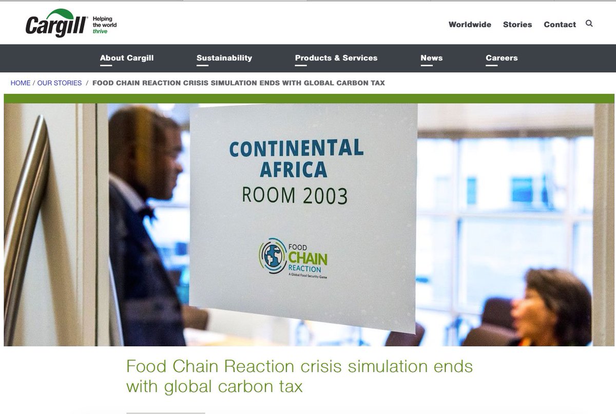 1/ Thread: What if I told you the NEXT Global Carbon Tax rollout will be due to food shortages. What if I told you it was predicted as part of Food Crisis Simulation in 2015 using War Games.