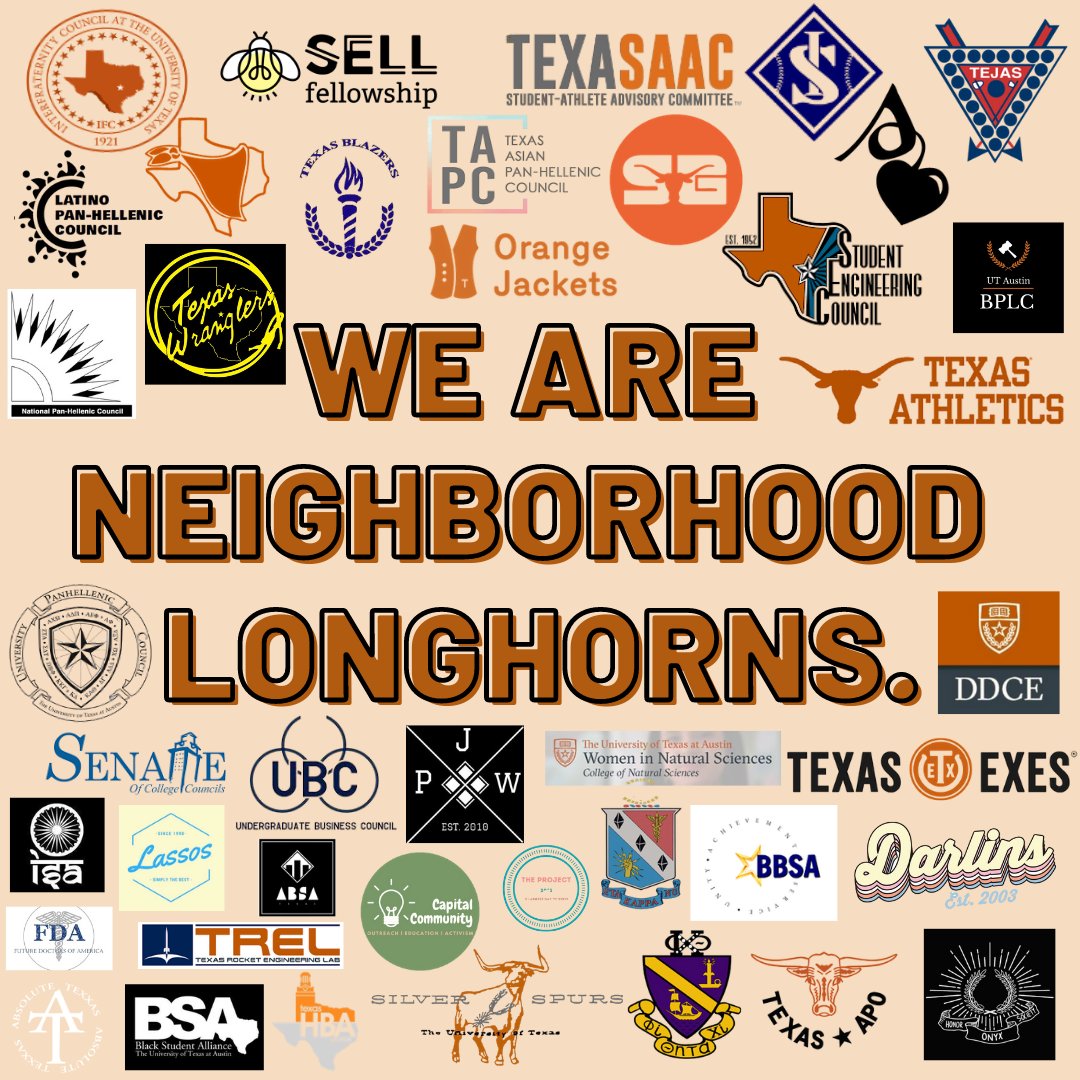 Texas SAAC is proud to work with NLP and so many other outstanding organizations on campus to give back to the Austin community #JoinTheHerd