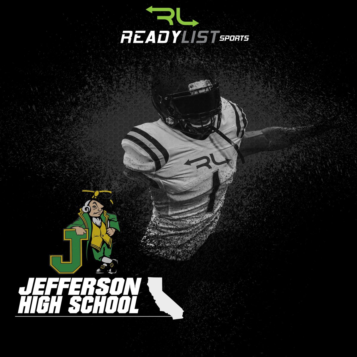 ReadyListSports's tweet image. Jefferson High School (Los Angeles) has joined the ReadyList Sports platform. We are proud to be working with so many great schools out of California. #CaliFootball #Playbook readylistsports.com