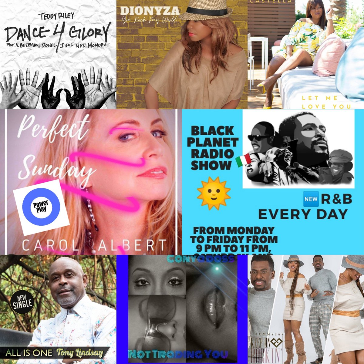 Blackplanetrad1's tweet photo. Tonight 9 pm BROADCAST FROM ITALY the Black Planet radio show on https://t.co/hOft89OBw6 @TeddyRiley1  @DionyzaSutton @CarolAlbertMusi @conyad @tonylindsay https://t.co/Y5YPTO52YV