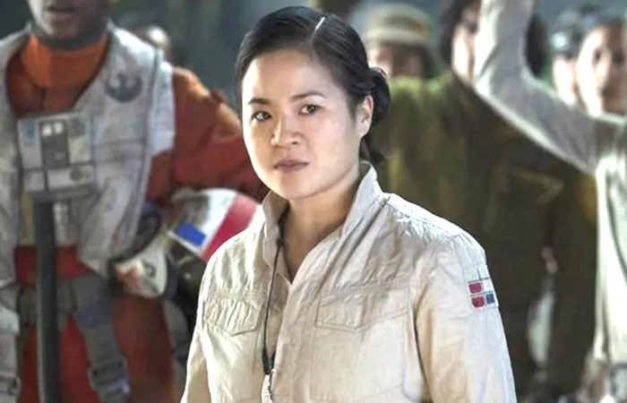 This one hurt everybody, because this actress was the most genuine and whimsically happy about her casting out of anyone, only her co-star  @JohnBoyega coming second Vietnamese Actress and  @kellymarietran as Rose Tico in  #StarWarsTheRiseOfSkywalker  #TheSilencingOfTheShrew