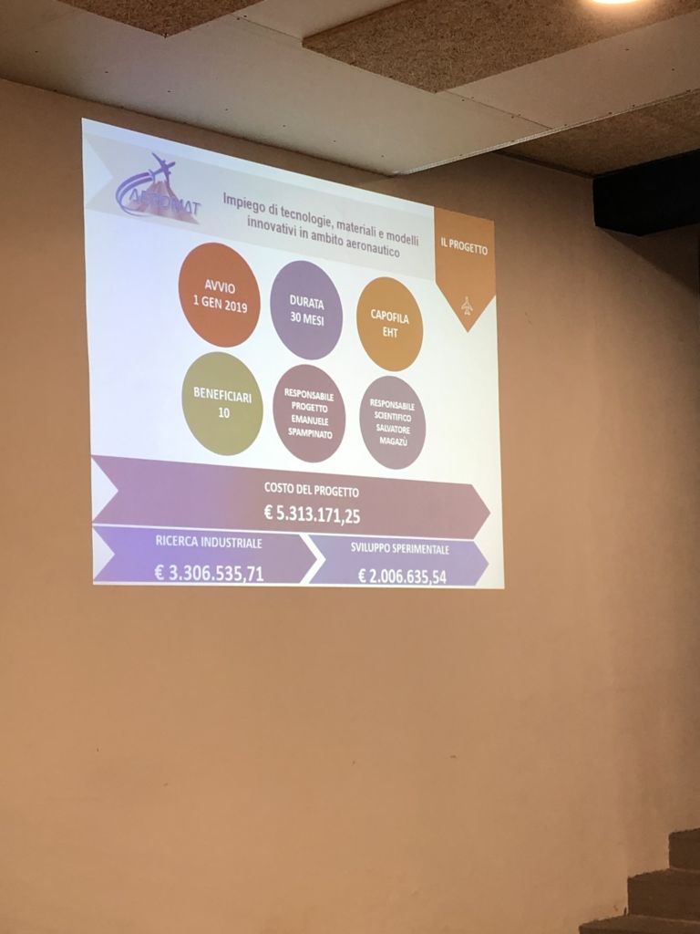 ProgettoAeromat's tweet photo. *Ricordando il Kick-off presso EHT- marzo 2019*

Durante il kick-off tenutosi nella sede di EHT nel marzo 
2019 si sono trattati i temi e le attività di ogni singolo OR e il ruolo dei partner.
Di seguito alcune foto della giornata ritraenti il Prof. Salvatore Magazù (RT-S). https://t.co/3JYfvONX2n
