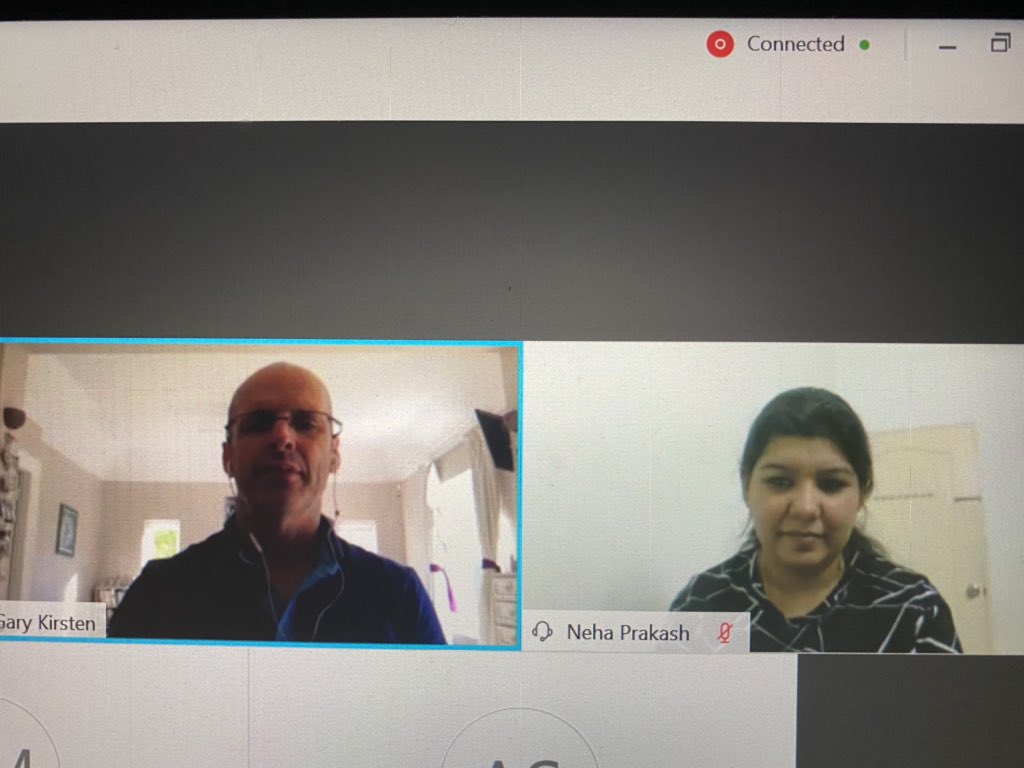 MalviyaRajneesh's tweet photo. Great session by @Gary_Kirsten. leadership lessons through his experience coaching Indian team. Very insightful. Thanks #Gary for addressing our leadership team. #FSADMAspire #infyDiaries #reimaginingFS https://t.co/j0pIlPnFb5