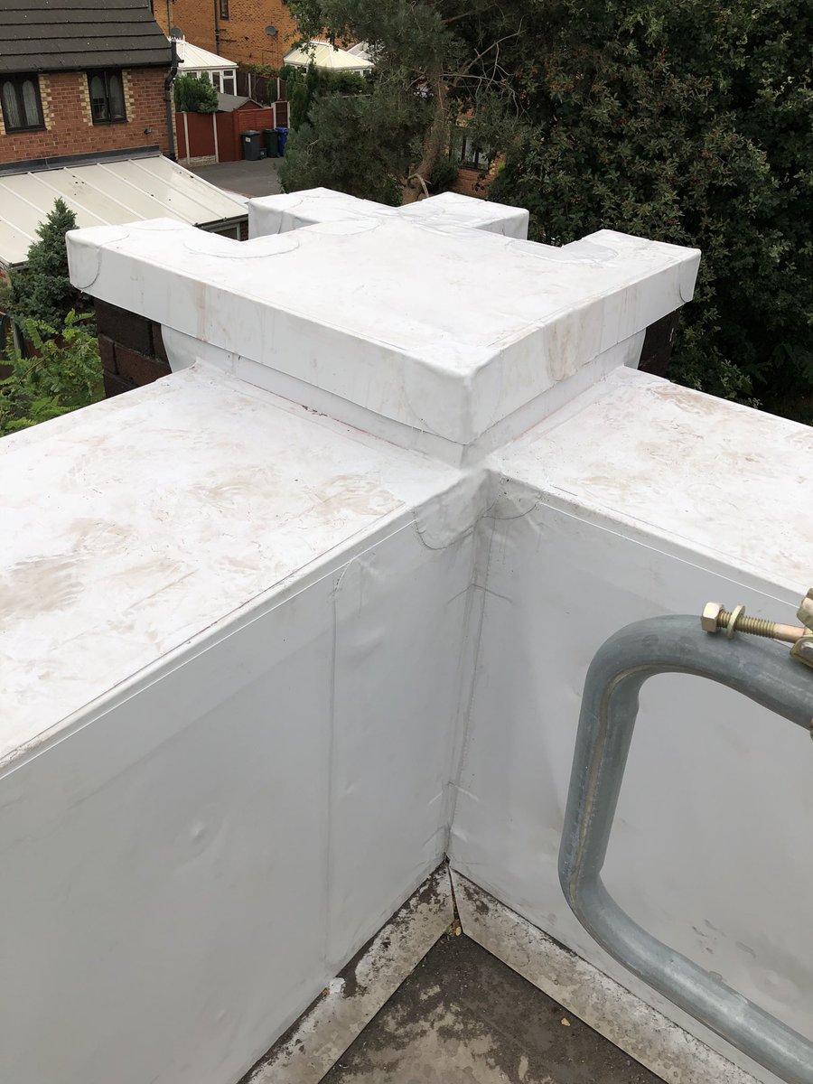 Some lovely @SikaTrocal detail work by the ERS team. #singleplymembranes #flatroofing #roofing #construction #sika #trocal