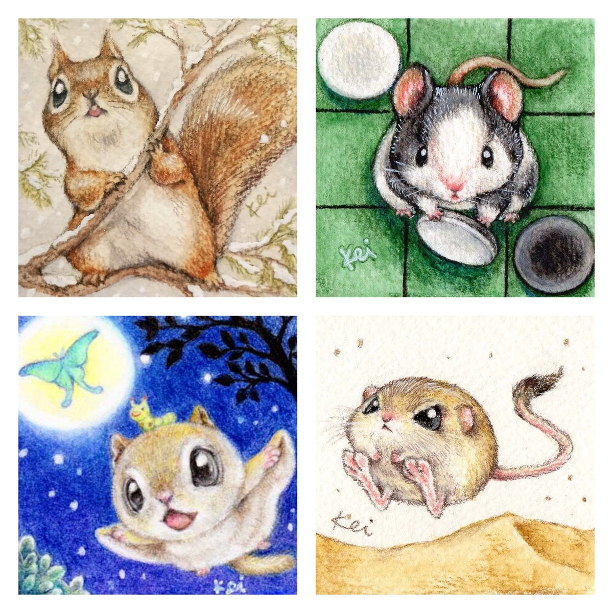 内藤惠 アトリエいたち雲 誰か優しい人が拡散してくれてフォロワーさんが増えるらしいけど別に増えなくても良いから見るだけ見て欲しい 色鉛筆で動物描いてます 特にイタチ科 フェレット大好き