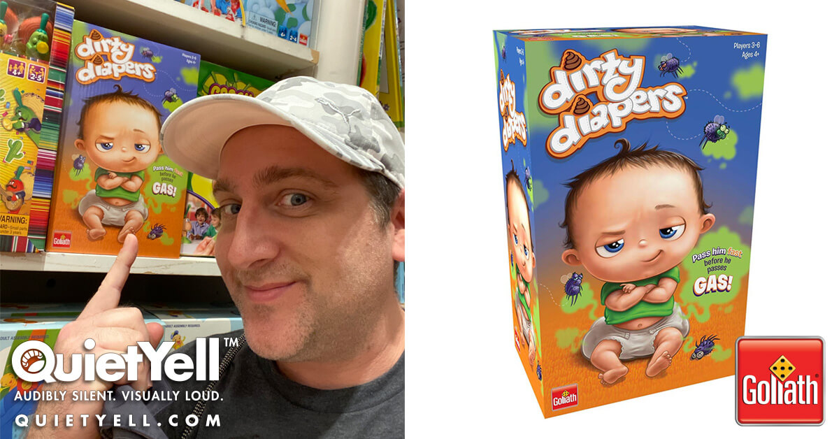 scottmonaco's tweet photo. Always fun to see your work out in the wild. An honor to have worked with @GoliathGamesUS  illustrating Dirty Diapers &amp; creating the logo. | https://t.co/bJti6v48fg

#BoardGames #Games #Toys #ToyIndustry #Packaging #CharacterDesign #Illustration #ChildrensIllustration https://t.co/Wd8jGk9Ucl