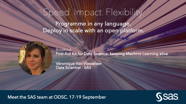 BaltaVassiliki's tweet image. Véronique Van Vlasselaer is part of the ODSC Europe conference, where she will share how to turn Machine Learning and AI into value. It is always insightful to hear her present and looking forward to it! #ODSCEurope #sassoftware # datascience bit.ly/32cuiHf