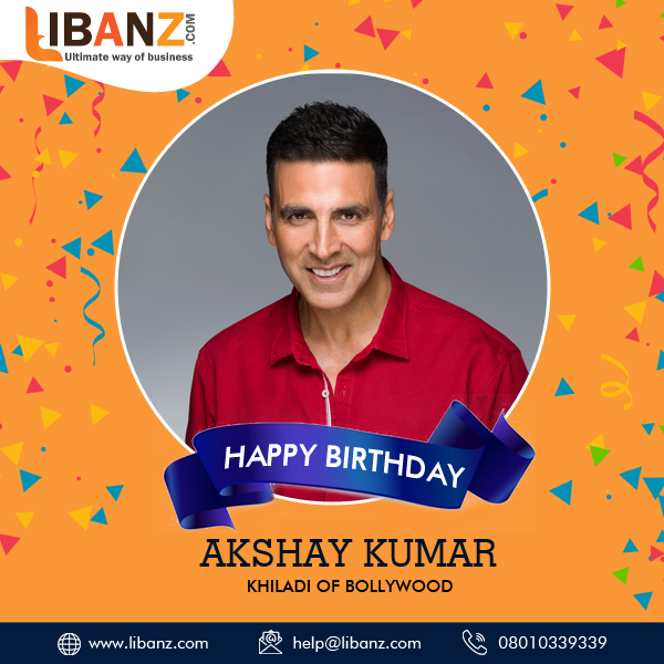 libanzb2b's tweet photo. Happy birthday @akshaykumar to the Khiladi of Bollywood from the team of Libanz!!
#bellbottom #laxmibomb #suryavanshi #bachhanpandey #housefull4 #akshaykumar #akshaykumarfans #akshaykumardaily #phirherapherimemes #akshaykumarteam #akshaykumarlive #HappyBirthdayAkshayKunar https://t.co/jF3DlRWaUN