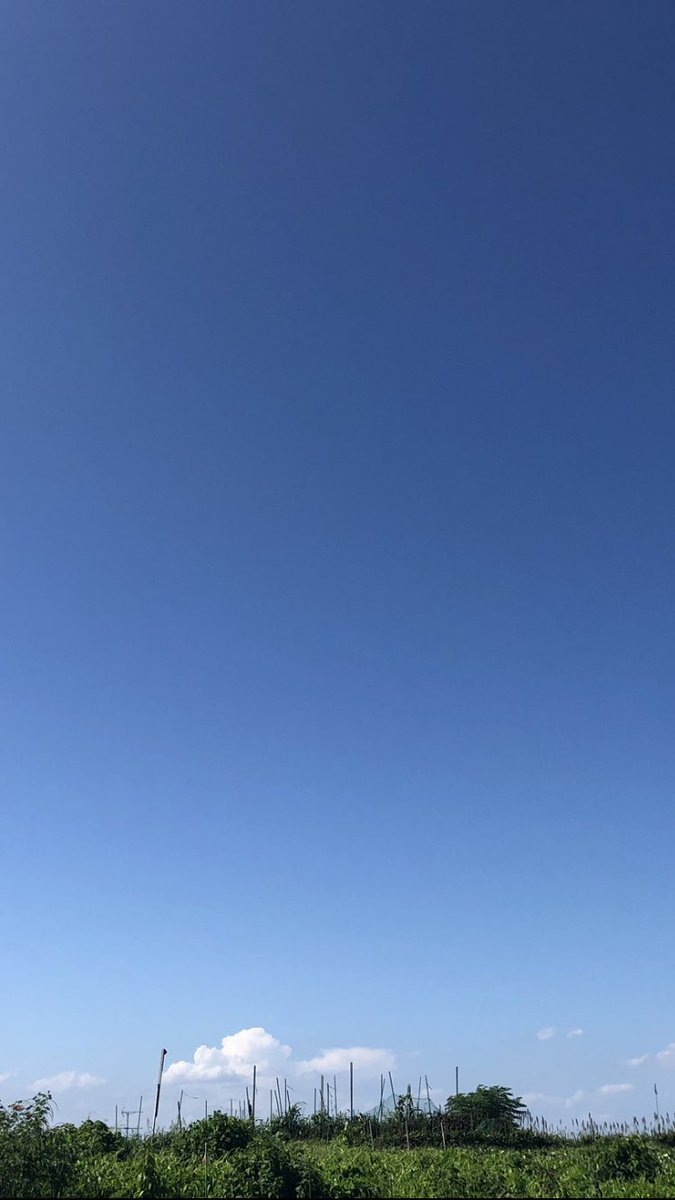 咲亜夜001 青い 壁紙 空の写真 空が好き シンプル 雲と空 夏空 ラピュタ いい感じの空なので皆さんにおすそ分け 良かったら使ってね٩ ۶
