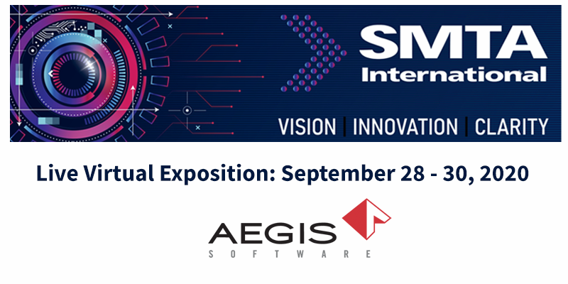 FactoryLogix's tweet photo. Aegis is exhibiting in the upcoming @SMTAIntl virtual conference. Make sure you add as us a virtual stop on your digital journey to see why best-in-class manufacturers turn to our FactoryLogix IIoT-based MES platform. https://t.co/vWtyYOhD6Y #MES #IIoT #QMS #Agility #FactoryLogix https://t.co/KYTR0DBwdd