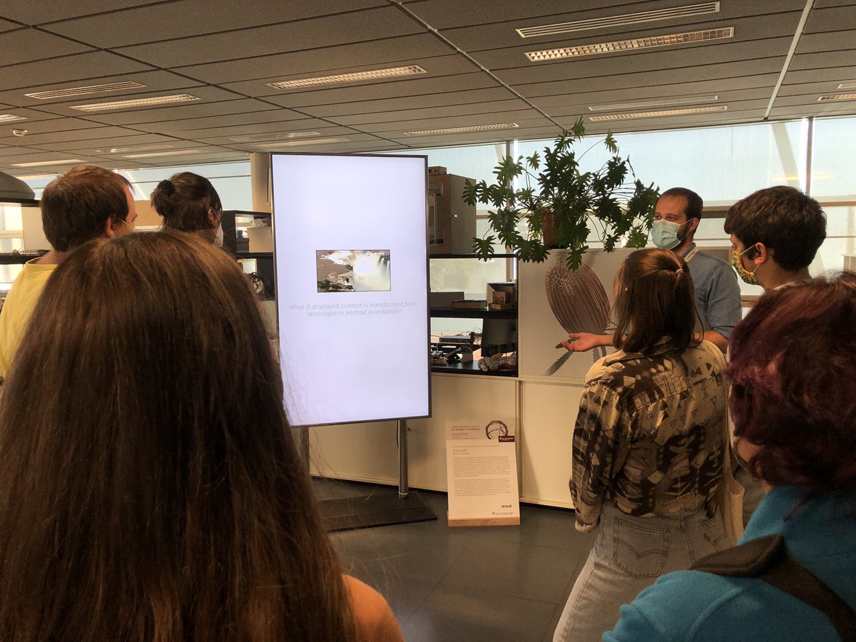 ArsElectronica's tweet photo. The #OpenFuturelab Exhibition showcases the current research and projects by the Ars Electronica Futurelab and is accessible via guided tours. #arselectronica20 https://t.co/09UjugJ1G3 https://t.co/jovCABpSto