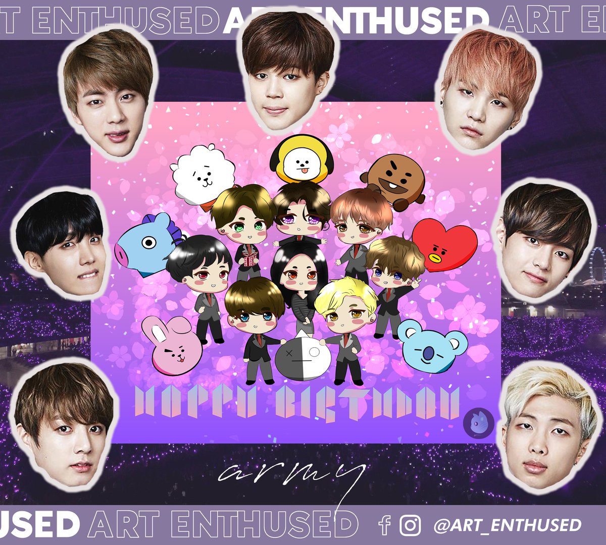art_enthused's tweet photo. COMMISSION DONE 😊
A BIRTHDAY WITH BTS 🎂
Thank you for your consistent trust and support for AE - Digital Creatives Ms. Marielle Castellano! 💜
We hope your sister likes it 🥰
#bts #birthdaygift #withbts #birthdaygirl #BTSARMY #Chibi #chibiversion #art #opencommissions https://t.co/jsbE7KBDvs