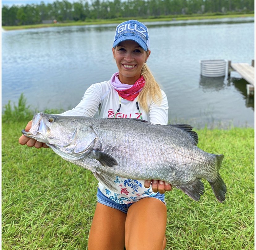 Fishwithmiranda's tweet photo. Barramundi such a fun fish!! #asianseabass #COVID19 #Oscars #gillzgear @Gillzgear https://t.co/GC0jzHdgjg