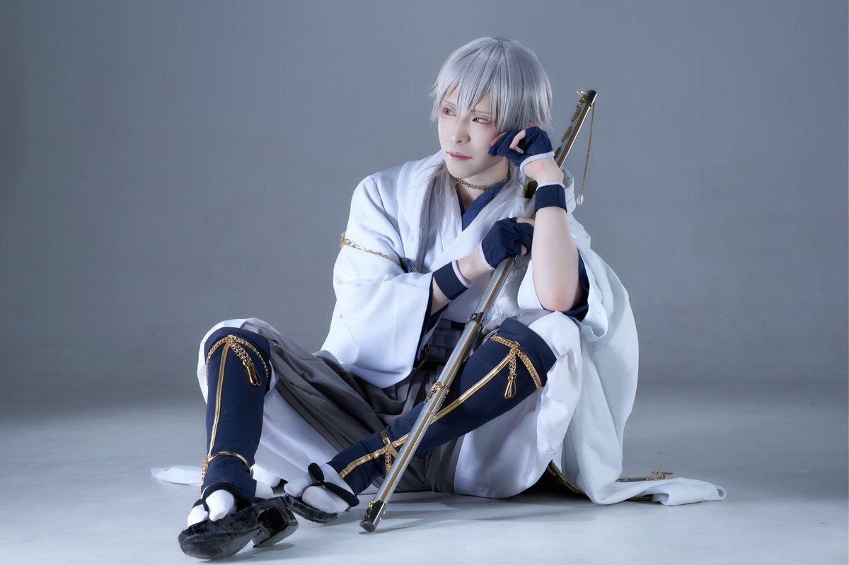 コスプレ】刀剣乱舞／鶴丸国永 白き刀 photo @shiomi_ryoji