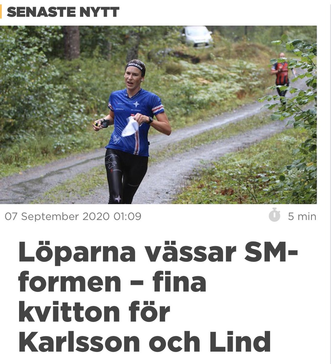 o_magasinet's tweet photo. Löparna vässar SM-formen - fina kvitton för Karlsson och Lind https://t.co/ltwvBAJMGK #orientering #orienteering #smorientering2020 #orienteringsmagasinet https://t.co/hOf8jAi8Am